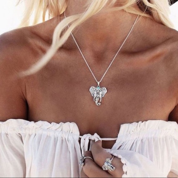 Fashion Elephant Necklace - Picture 3 of 5